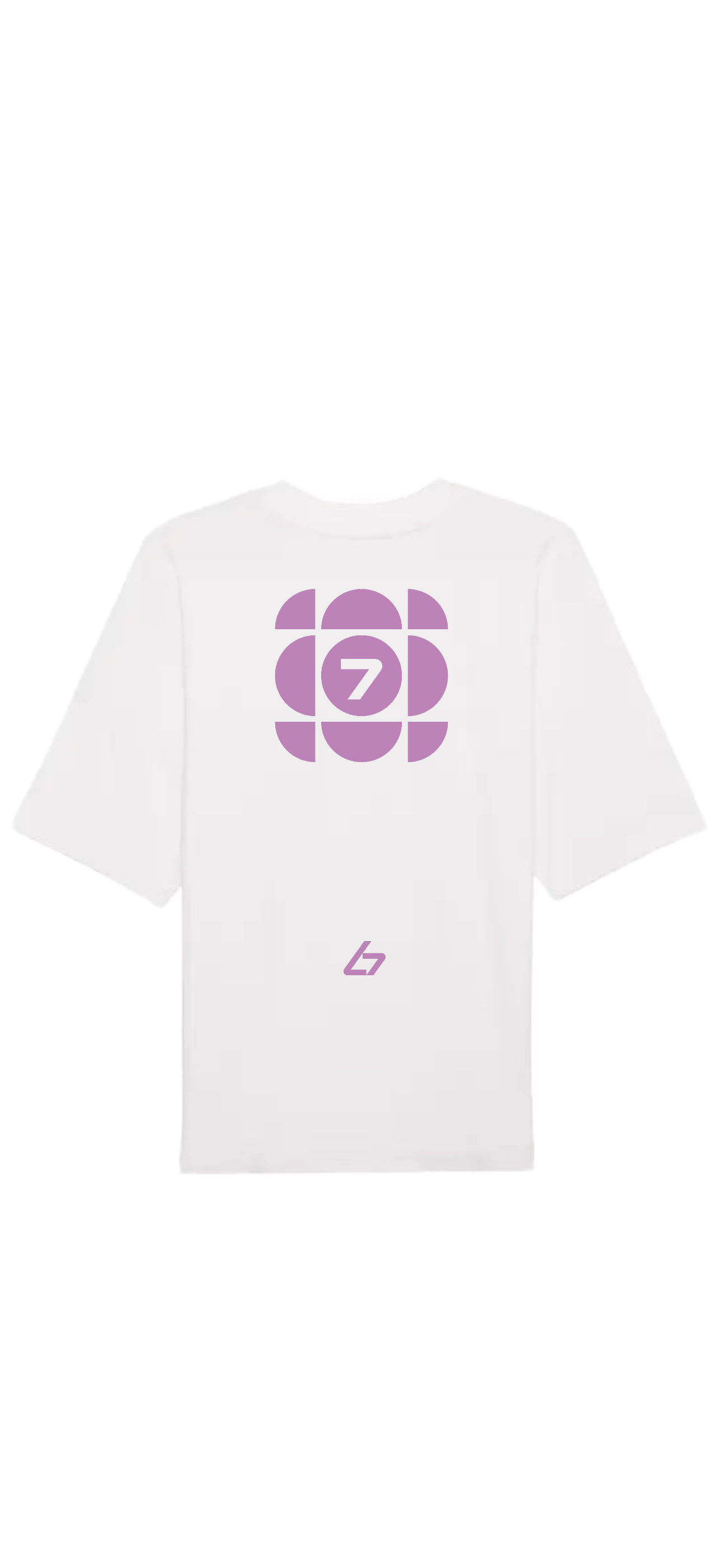 Purple Echo Tee [White]