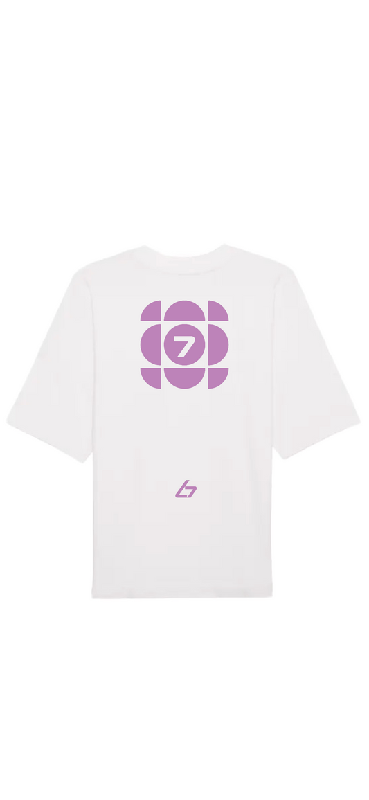 Purple Echo Tee [White]
